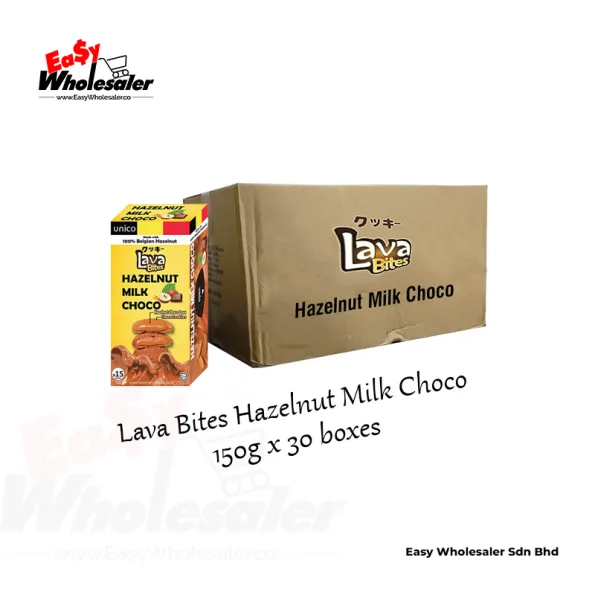 Lava Bites Hazelnut Milk Choco 150g 3