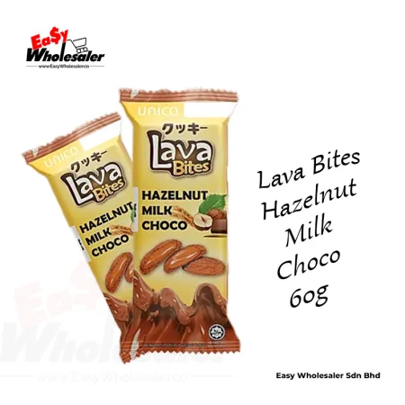 Lava Bites Hazelnut Milk Choco 60g