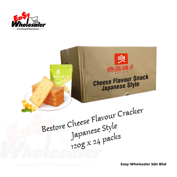 Bestore Cheese Flavour Cracker Japanese Style 120g 3