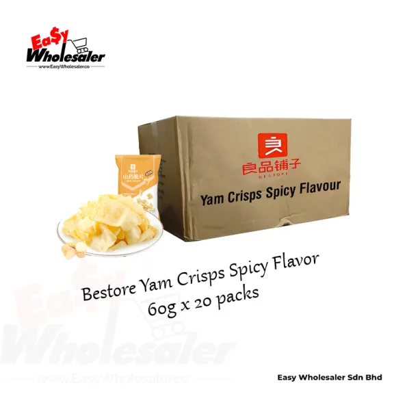 Bestore Yam Crisps Spicy Flavor 60g 3