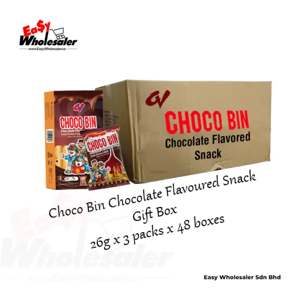 CV Choco Bin Chocolate Flavoured Snack Gift Box 3