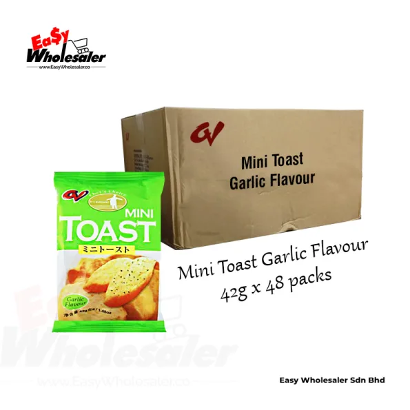 CV Mini Toast Garlic 42g 3