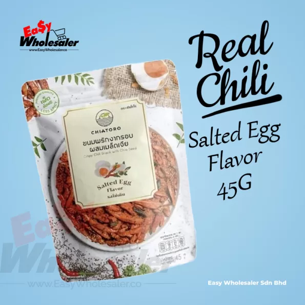 Chiatoro Crispy Chili Snack with Chia Seed Salted Egg 45g
