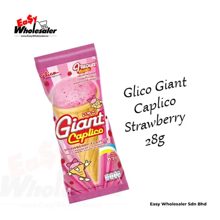 Glico Giant Caplico Strawberry 28g