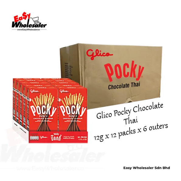 Glico Pocky Chocolate Thai 12g 4