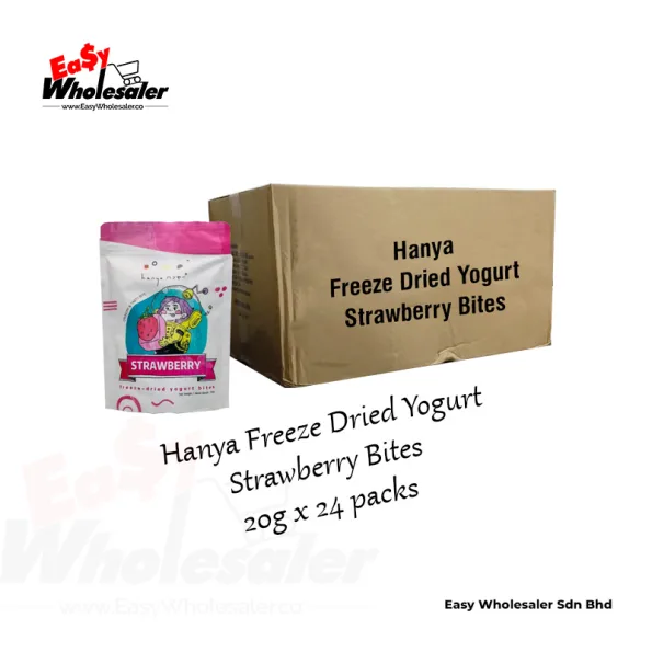 Hanya Freeze Dried Yogurt Strawberry Bites 20g 3