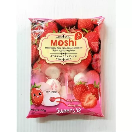 CVMallow Moshi Strawberry Jam Filled Marshmallow