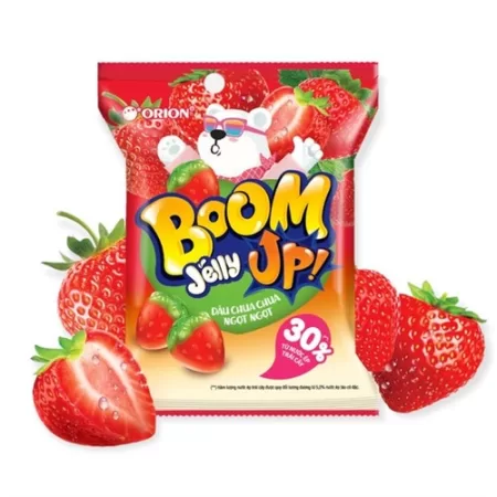 Orion Boom Up Jelly Strawberry 25g