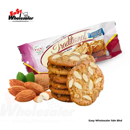 PMN Biscuits Traditional Almond Delight Butter Cookies 60g 2