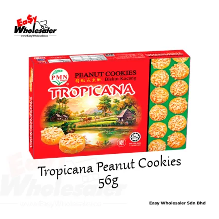 PMN Biscuits Tropicana Peanut Cookies 56g