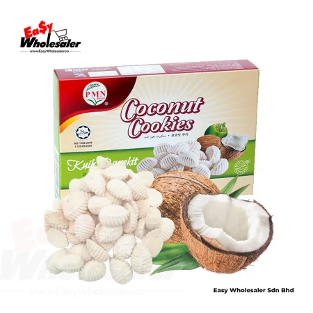 PMN Coconut Cookies 2In1 Kuih Bangkit (Daun) 60g 2