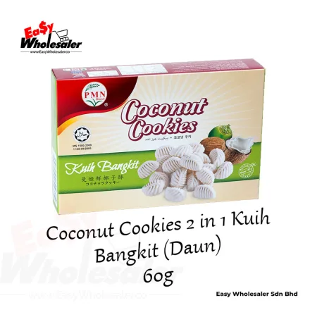 PMN Coconut Cookies 2In1 Kuih Bangkit (Daun) 60g