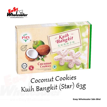 PMN Coconut Cookies Kuih Bangkit (Star) 63g