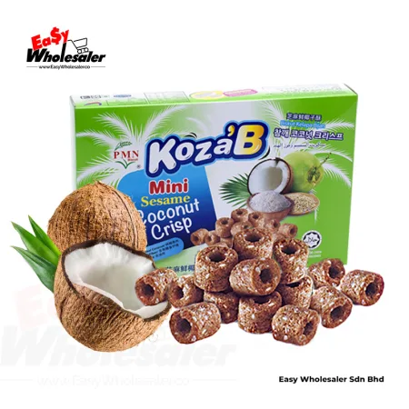 PMN Koza’B Mini Sesame Coconut Crisp 84g 2