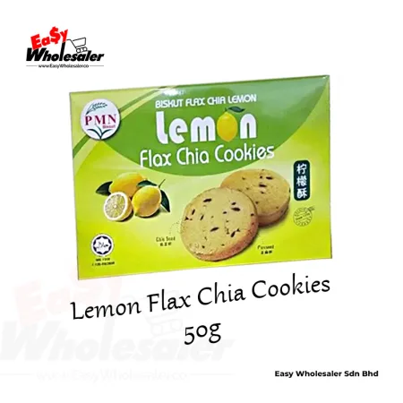 PMN Lemon Flax Chia Cookies 50g