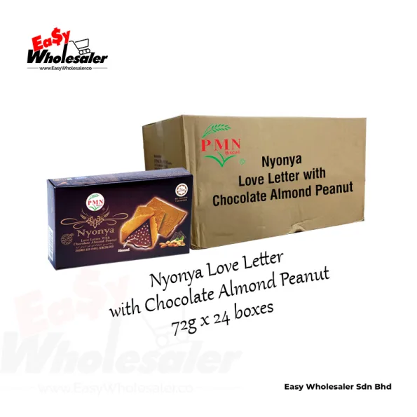PMN Nyonya Love Letter With Chocolate Almond Peanut 72g 3