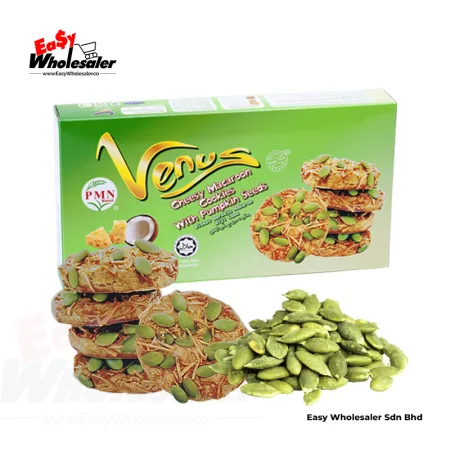 PMN Venus Cheesy Macaroon Cookies with Pumpkin Seeds 60g 2