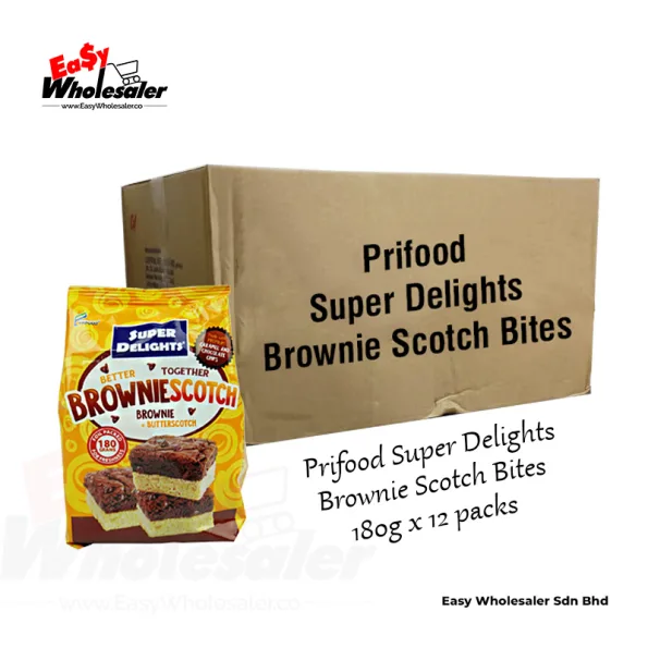 Prifood Super Delights Brownie Scotch Bites 180g 3