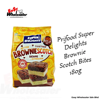 Prifood Super Delights Brownie Scotch Bites 180g