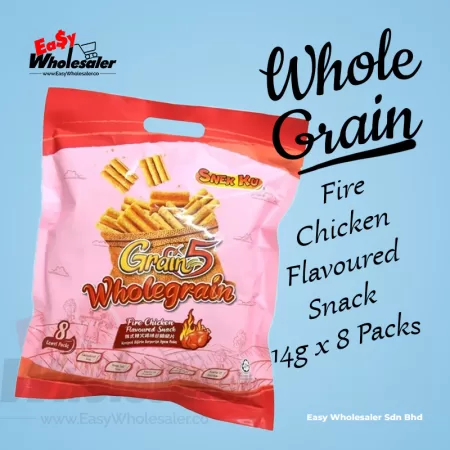 Grain5 Wholegrain Fire Chicken Flavoured Snack Family Pack