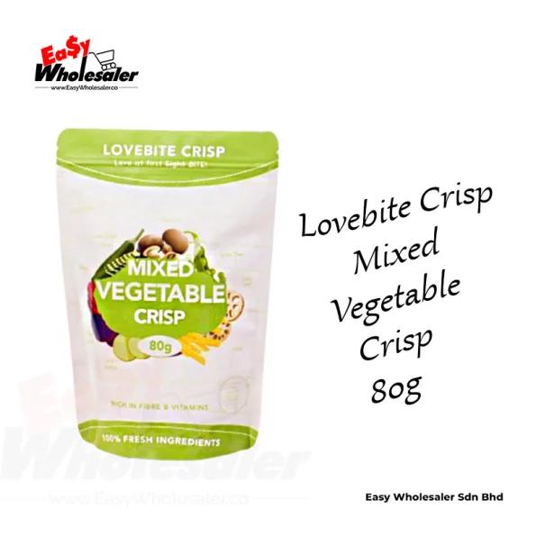 Lovebite Crisp Mixed Vegetable Crisp 80g