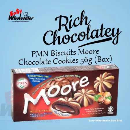 PMN Moore Chocolate Cookies 56g Box