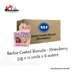 Barbie Coated Biscuits Strawberry 32g