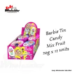 Barbie Tin Candy Mix Fruit 20g