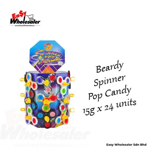 Beardy Spinner Pop Candy 15g 3