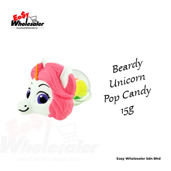 Beardy Unicorn Pop Candy 15g