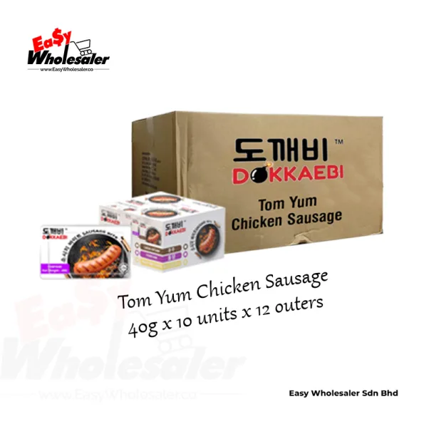 Dokkaebi TomYum Chicken Sausage 40g 4