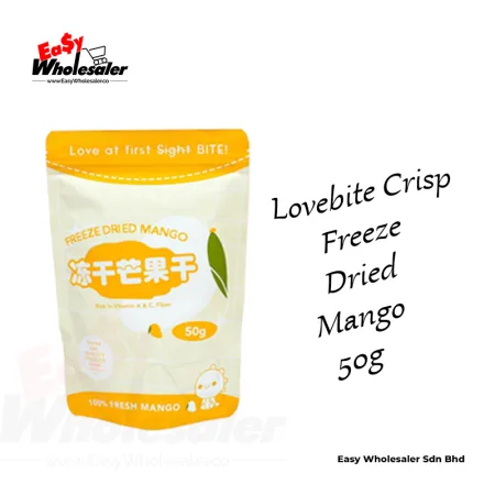 Lovebite Crisp Freeze Dried Mango 50g