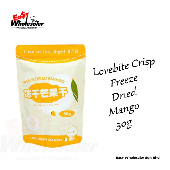 Lovebite Crisp Freeze Dried Mango 50g