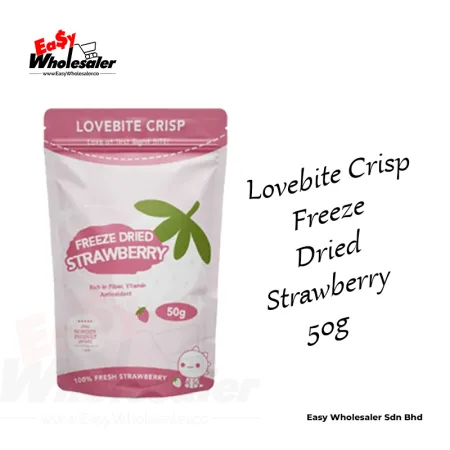 Lovebite Crisp Freeze Dried Strawberry 50g