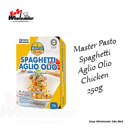 Master Pasto Spaghetti Aglio Olio Chicken 250g