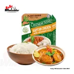 Roots Palate Vegetarian Kapitan Chicken With Steamed Rice 300g