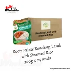 Roots Palate Vegetarian Rendang Lamb With Steamed Rice 300g