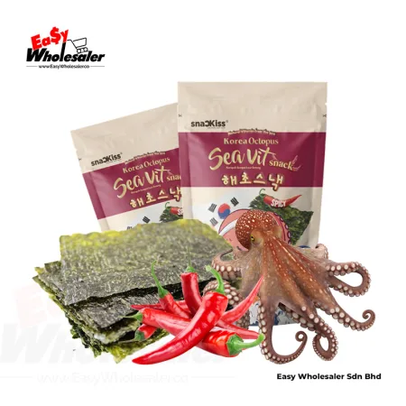 Snackiss Korean Octopus Seavit Spicy 40g 2