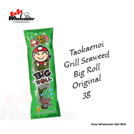 Taokaenoi Grill Seaweed Big Roll Original 3g