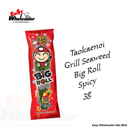 Taokaenoi Grill Seaweed Big Roll Spicy 3g