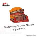 Van Houten 52% Cocoa Almonds Chocolae Bar 40g