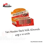 Van Houten Dark Milk Almonds Chocolate Bar 40g
