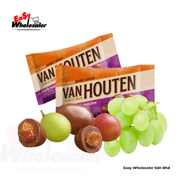 Van Houten Dark Milk Raisins 80g 2