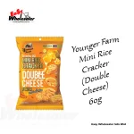 Younger Farm Mini Rice Cracker Double Cheese 60g