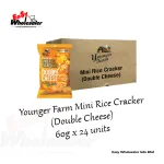 Younger Farm Mini Rice Cracker Double Cheese 60g