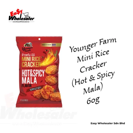 Younger Farm Mini Rice Cracker Hot and Spicy Mala 60g