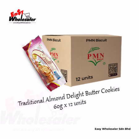 PMN Biscuits Traditional Almond Delight Butter Cookies 60g